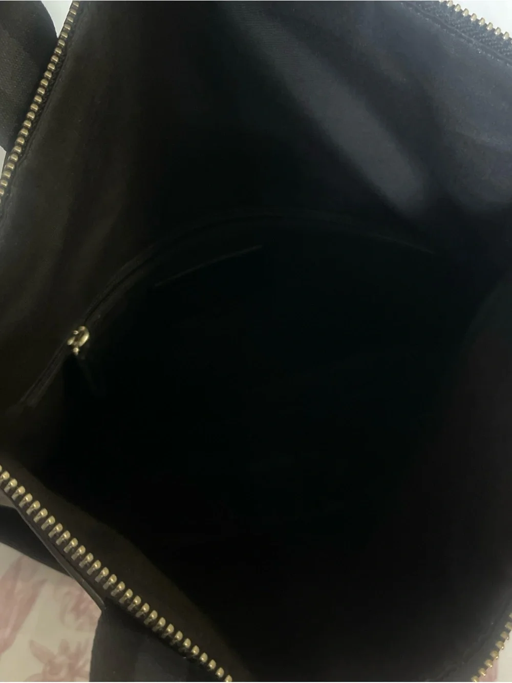 COACH LEATHER CHARLES FOLDOVER TOTE BAG UNISEX  BLACK - Picture 10 of 16